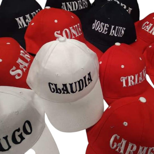 Gorra con nombre